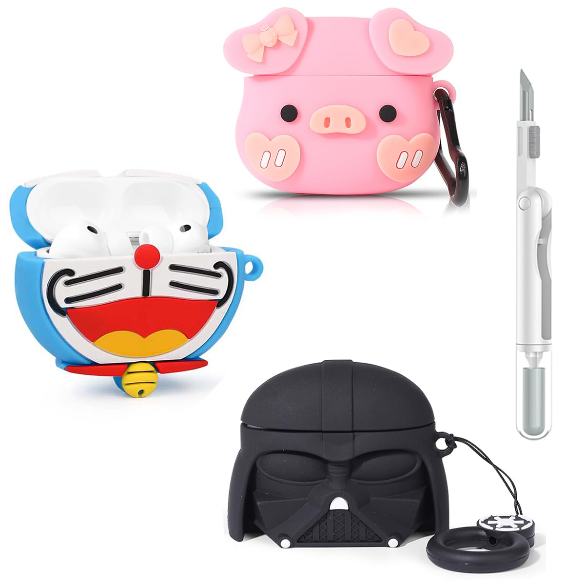 AirPods Pro3 本体 美品 クリーニングペン・ケース付き Amazon | (3パック+クリーニングペン) AirPods Pro 第3世代2025用